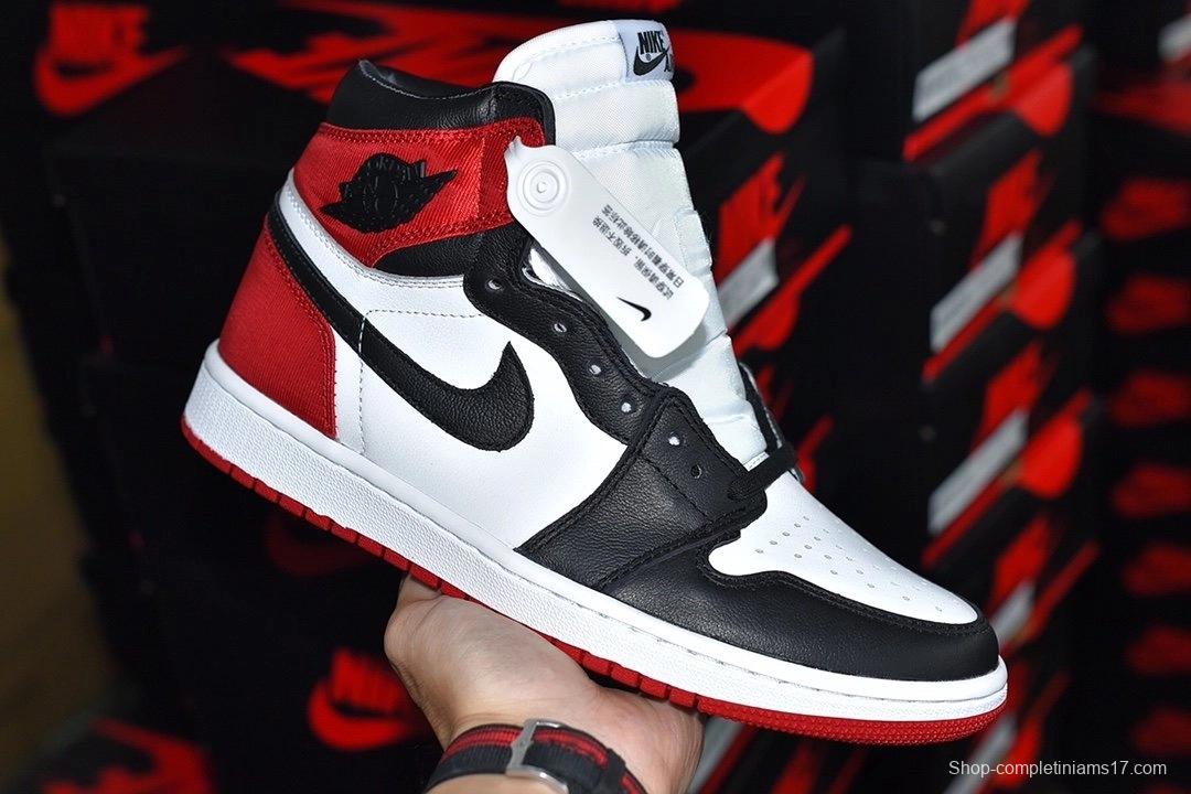 Air Jordan 1 Satin Black Toe