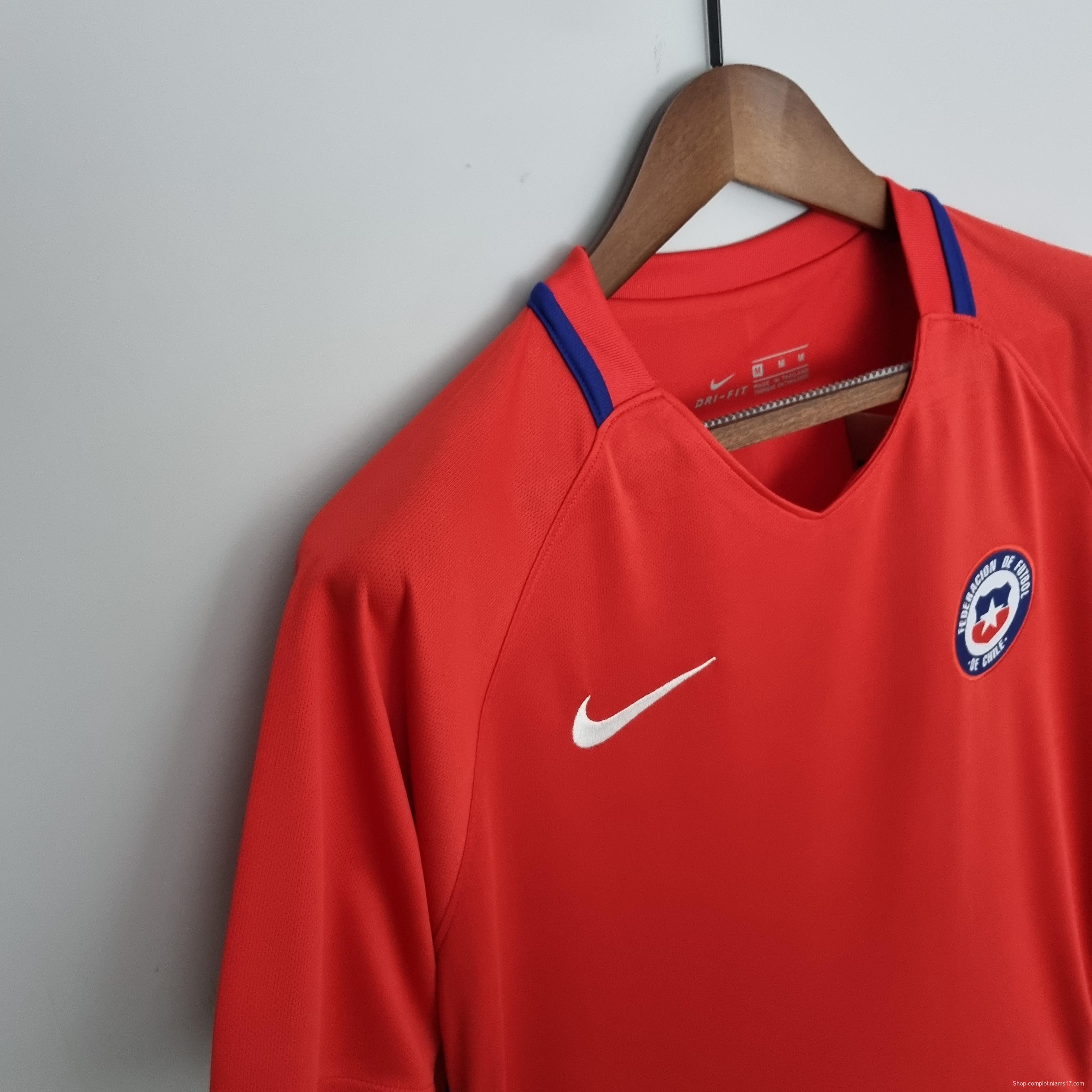 Retro chile 16/17 home Soccer Jersey