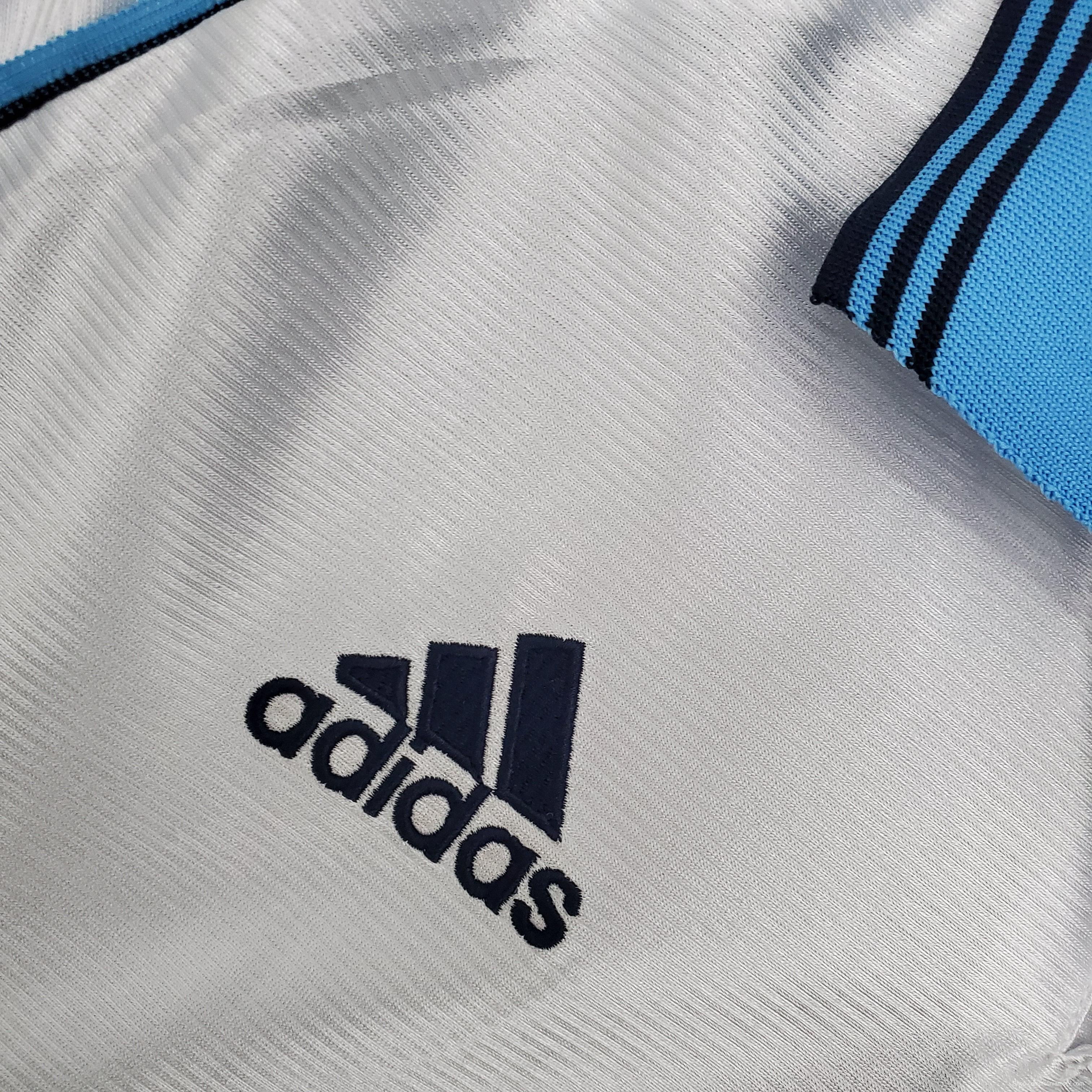 Retro 98/99 Marseille home Soccer Jersey