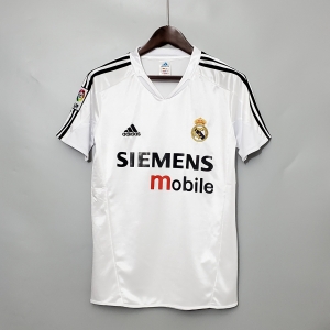 Retro 04/05 Real Madrid home Soccer Jersey