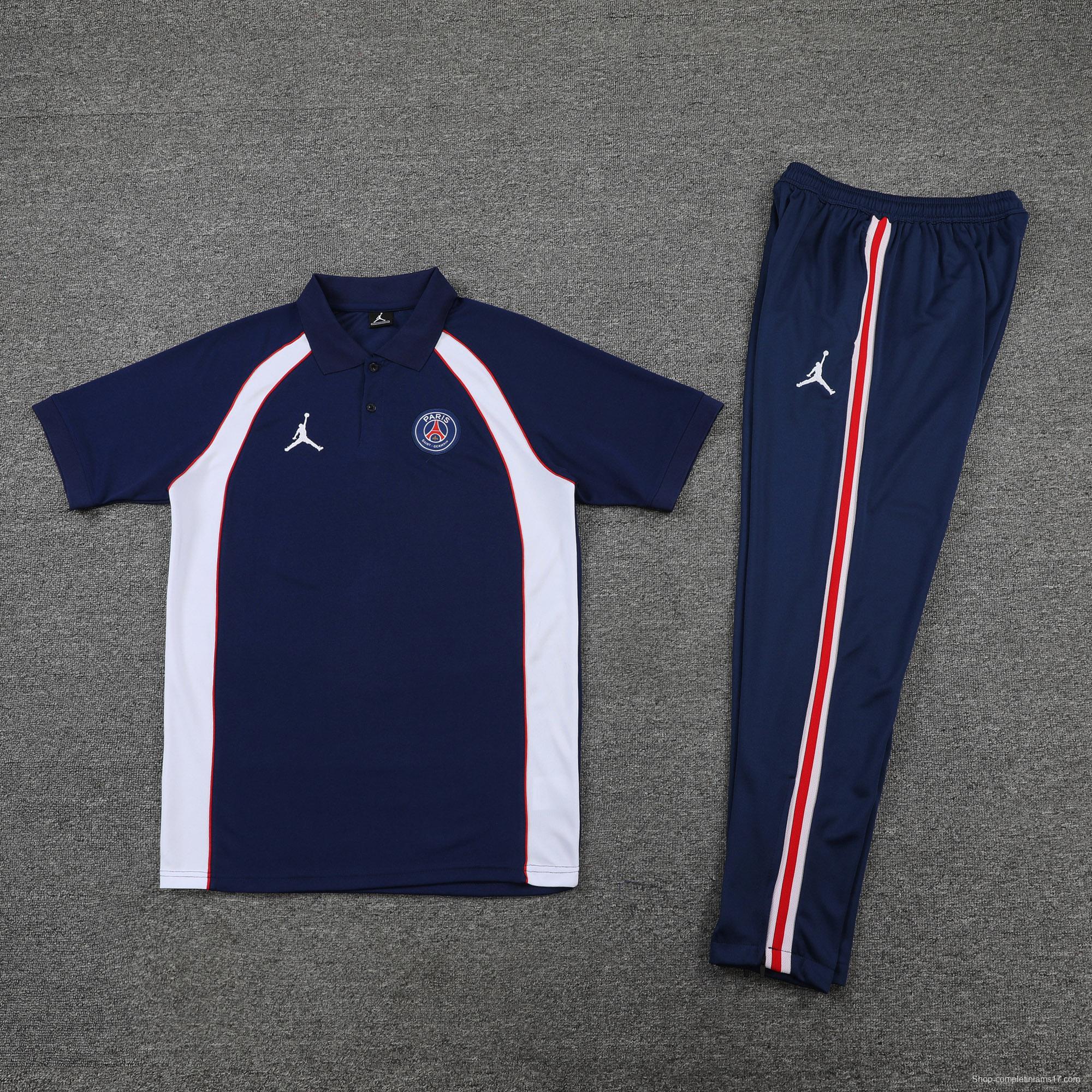 PSG X Jordan POLO kit royal blue (not sold separately)