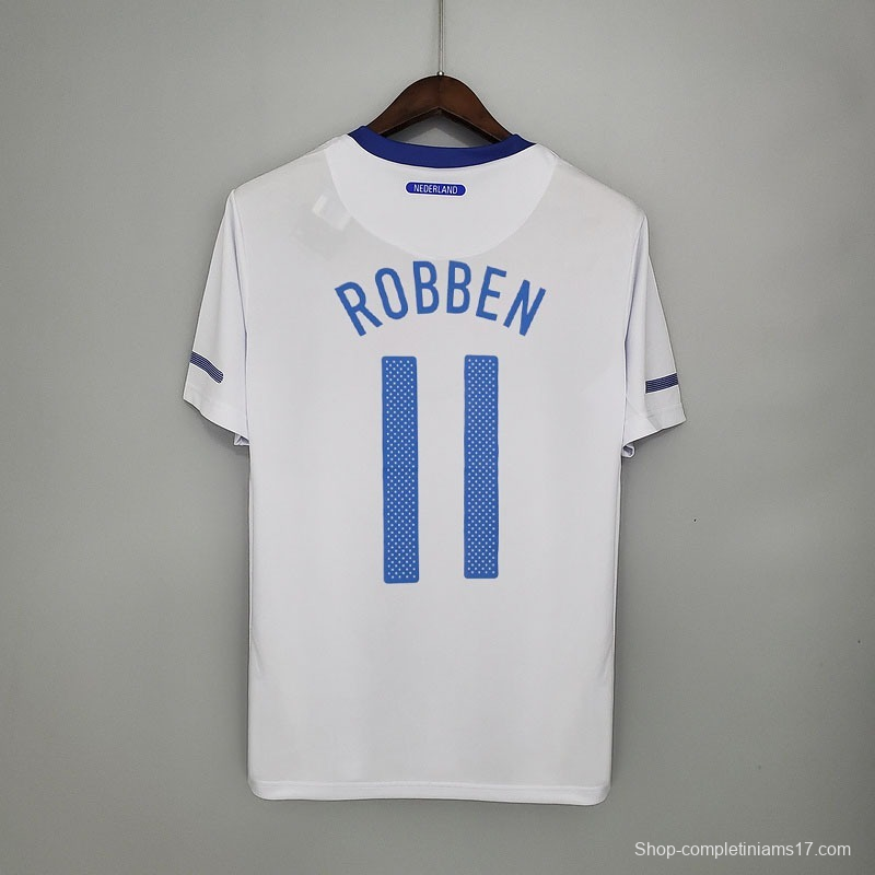 Retro Netherlands 2010 away Soccer Jersey