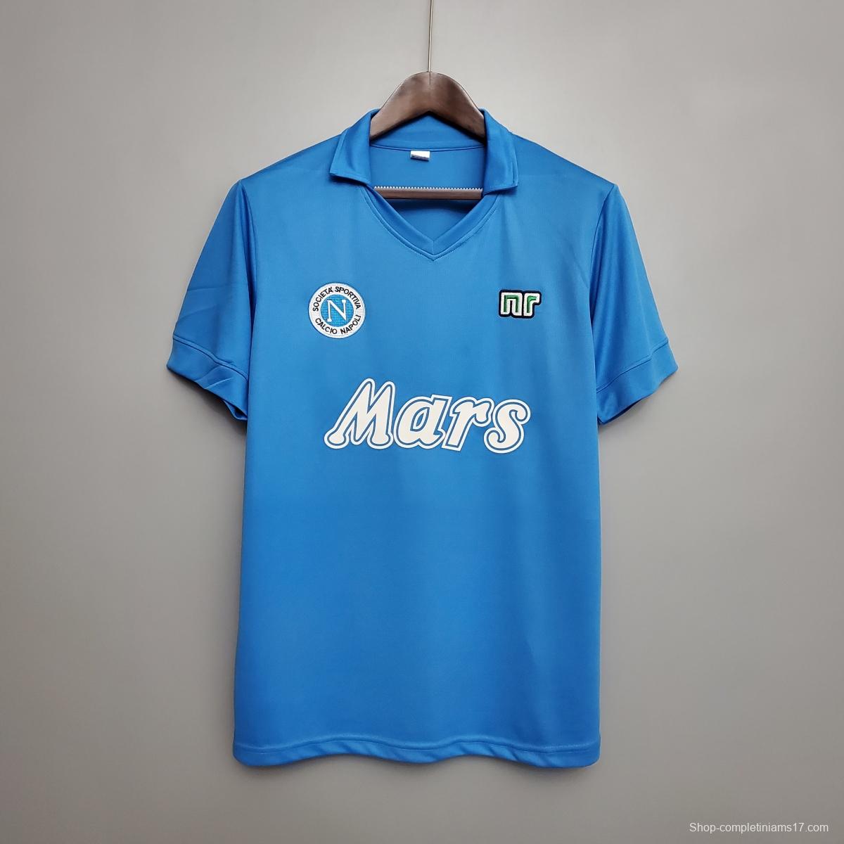 Retro Napoli 88/89 home Soccer Jersey