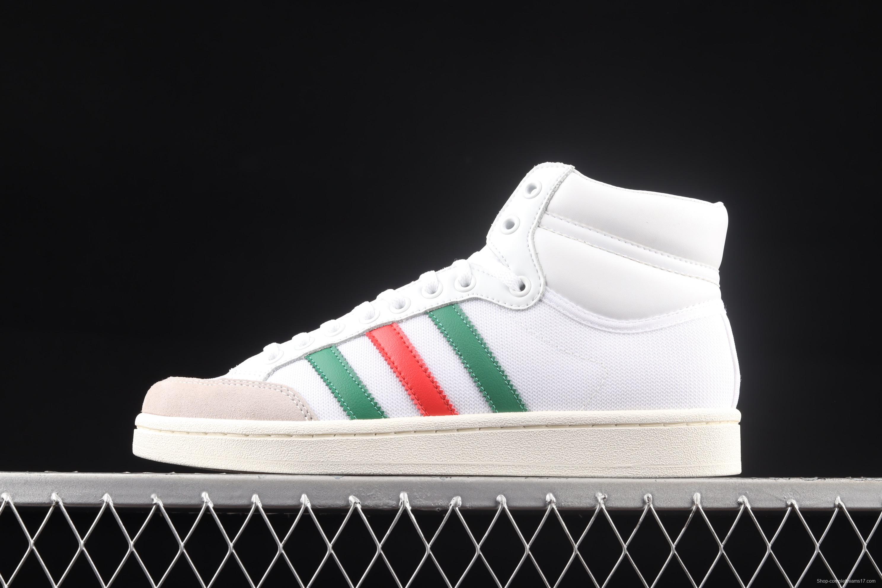 Adidas Originals Americana Hi EF2805 clover breathable fabric face campus wind high upper board shoes