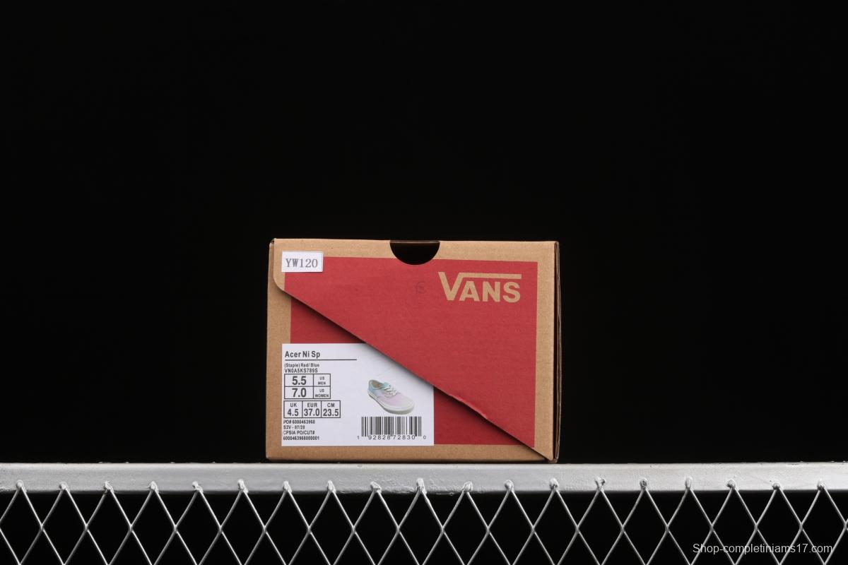 Vans Acer Ni Sp Vance 2021 summer new peach color matching low-top casual board shoes VN0A5KS789S