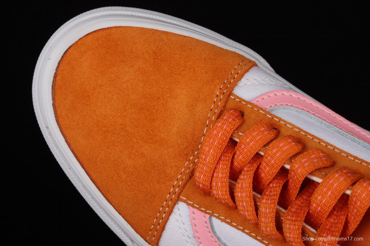 Vans Old Skool official website correct version 2021 orange soda 2.0low-top casual board shoes VN0A38G19XE