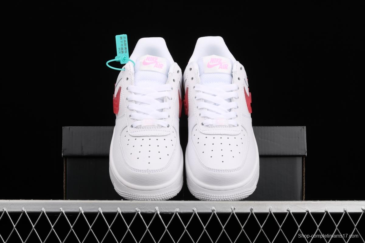 NIKE Air Force 1x 07 Low Valentine's Day jelly hook low side leisure sports board shoes CV8482-100