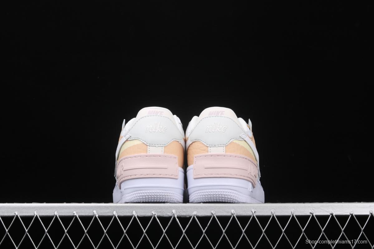 NIKE Air Force 1 ShAdidasow Tropical Twist light weight heighten CK3172-002 low-top board shoes