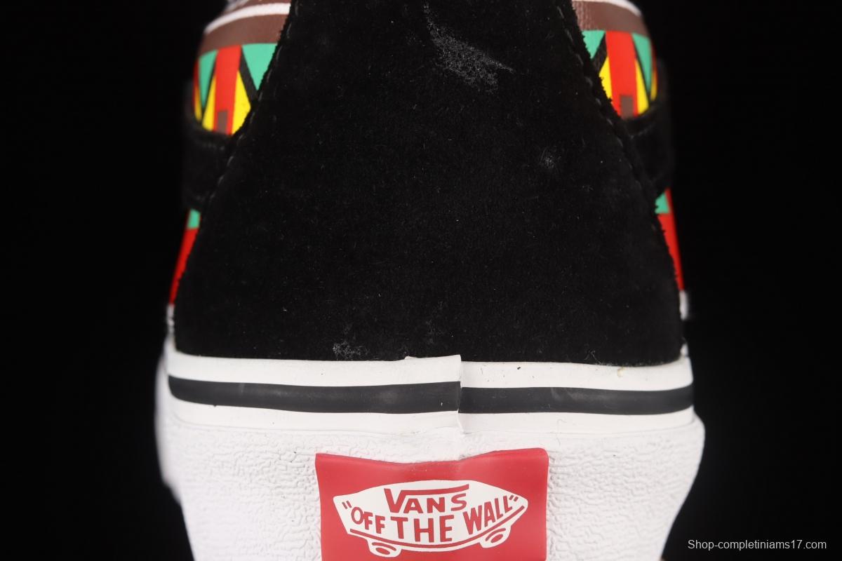 Vans Sk8-Hi Dx Moroccan style theme series high top leisure sports shoes VN0A38GFUQ1