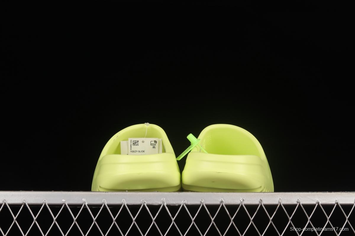 Kanye West x Yeezy Slide Resin GX6138 Fluorescent Green