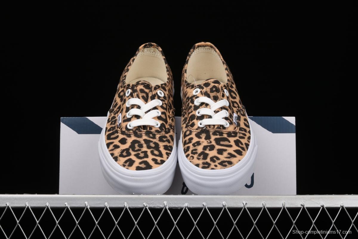 Vans Authentic 2021SS official website limited leopard print low-top casual board shoes VN0AODUNQQ