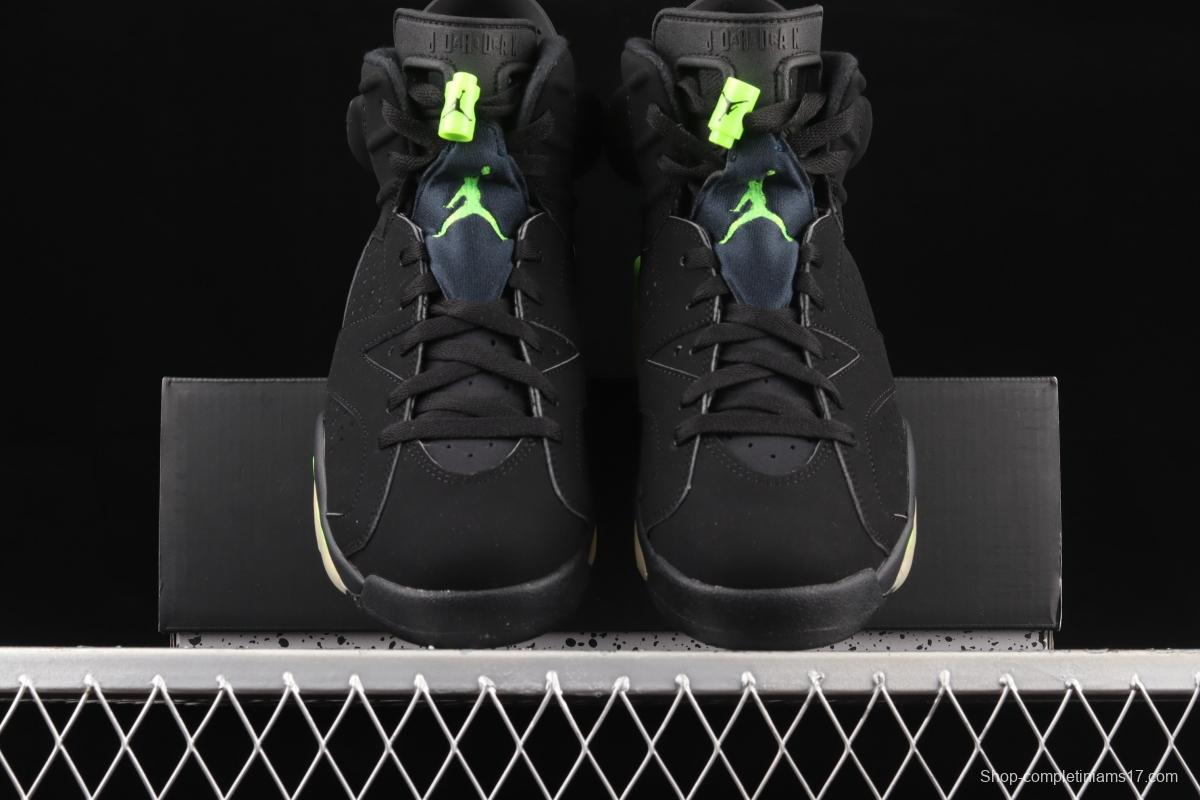 Air Jordan 6 Electric Green suede black green CT8529-003