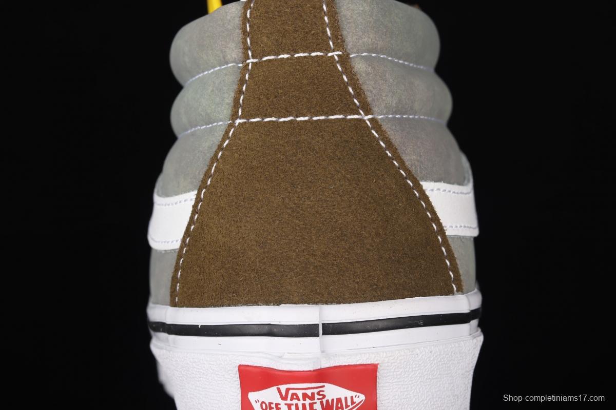 Vans Sk8-Mid Vance classic suede stitching medium-top casual board shoes VN0A3WM324T