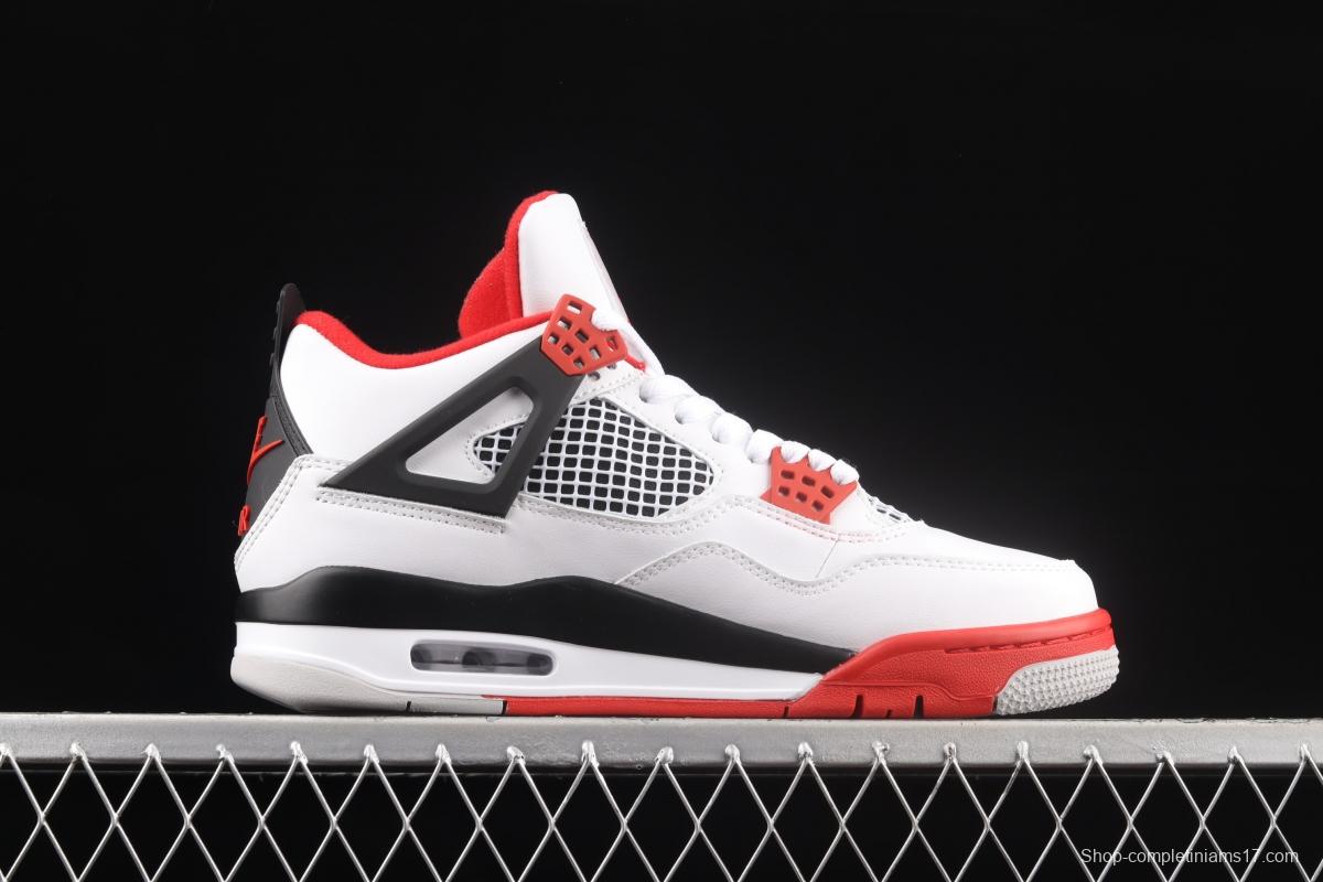 Air Jordan 4 Fire Red White Red Flame Red Basketball shoes DC7770-160