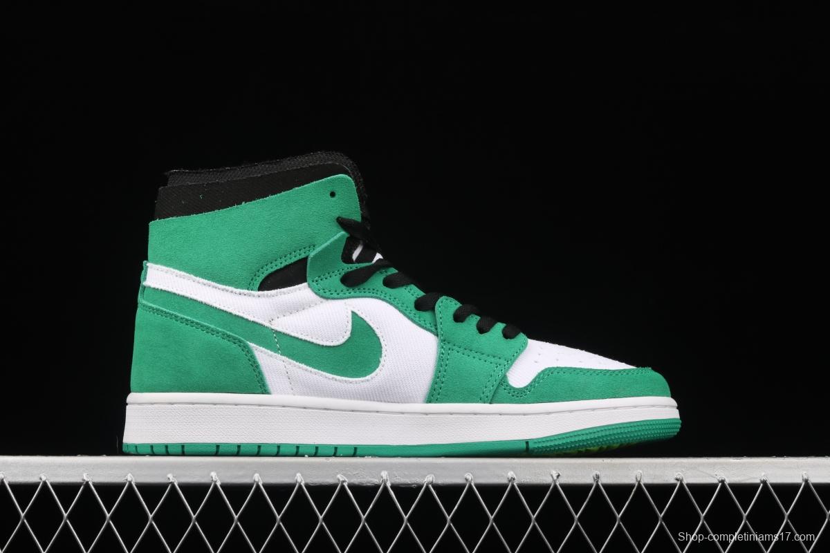 Air Jordan 1 Zoom CMFT StAdidasium Green white and green splicing CT0978-300