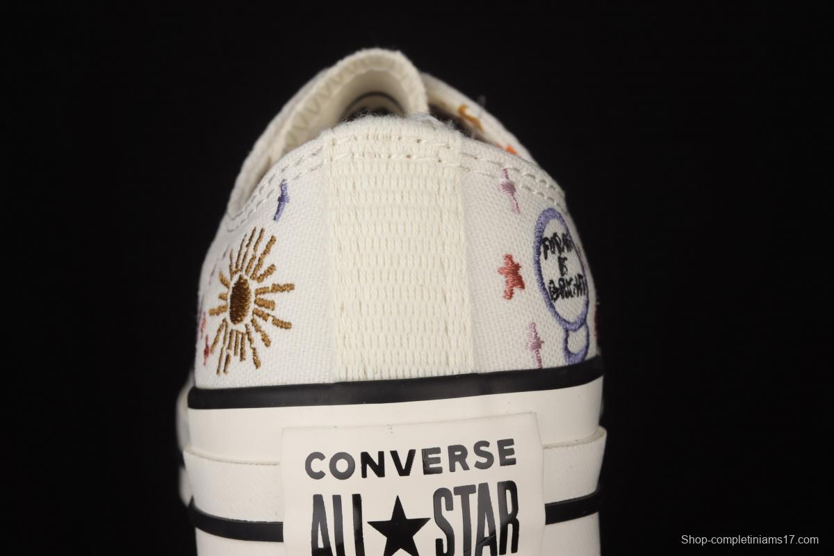 Converse Chuck 70 embroidered star sky low-top casual board shoes 572426C