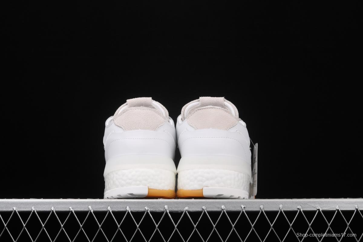 Adidas Rivalry RM Low Boost FU6690 stripes hit thick-soled popcorn casual board shoes