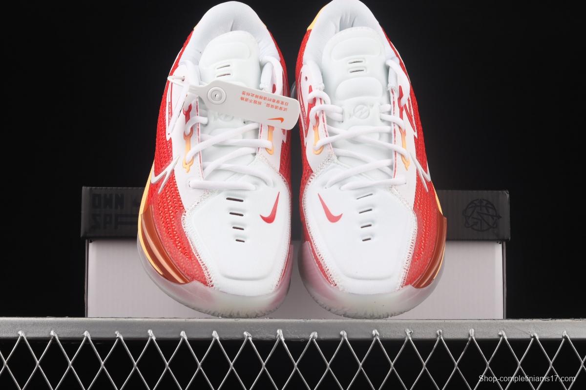 NIKE Air Zoom G.T.Cut EP first white and red actual combat series basketball shoes CZ0176-100