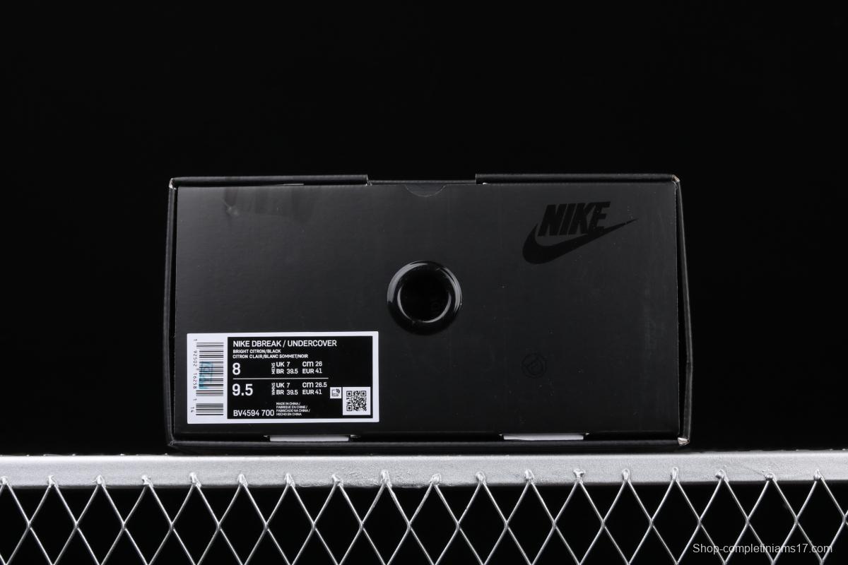 Undercover x NIKE Daybreak Takahashi Shield joint style casual board shoes BV4594-700