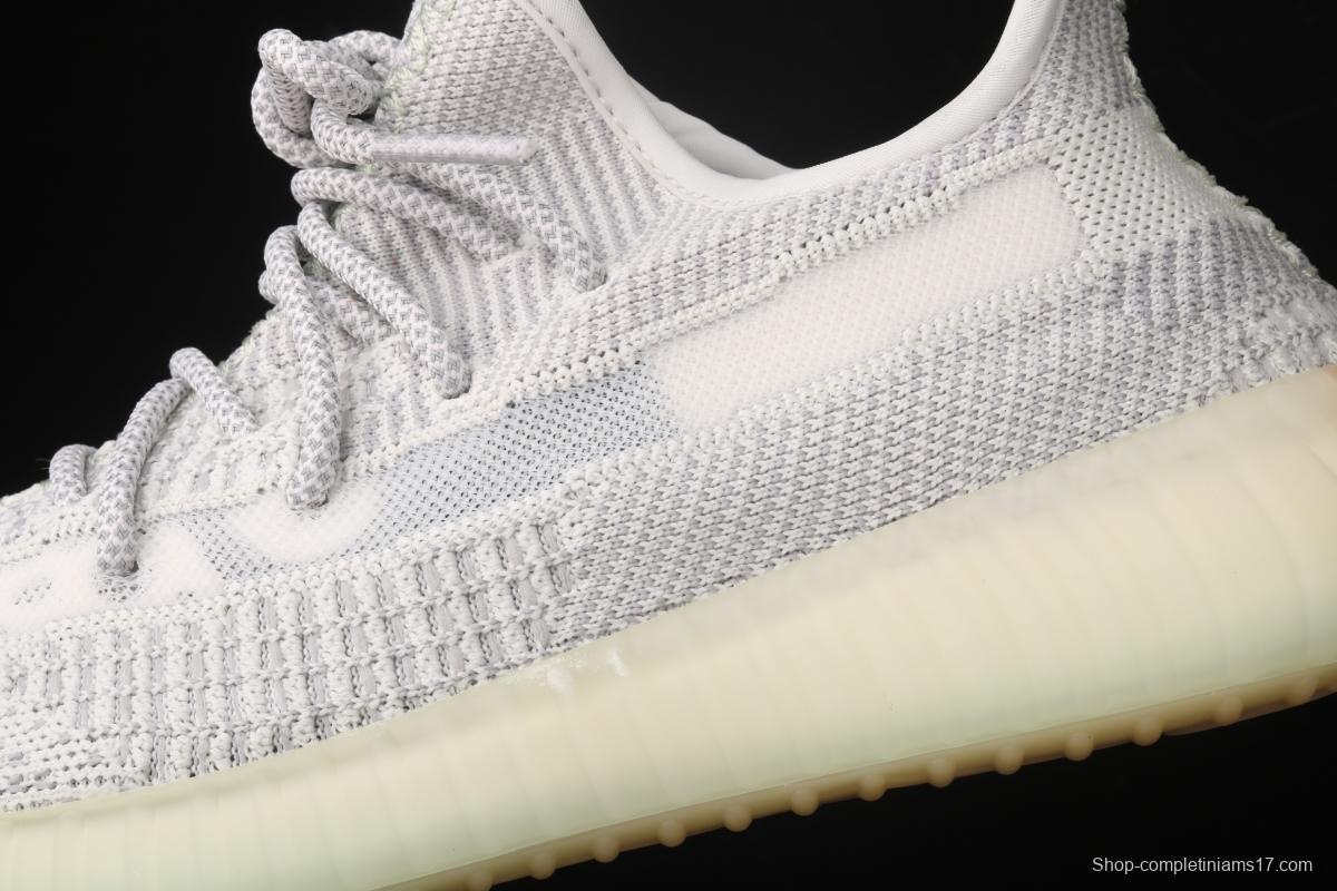 Adidas Yeezy Boost 350V2 Tailgate FX4348 Darth Coconut 350 second generation hollowed-out Asian gray angel color