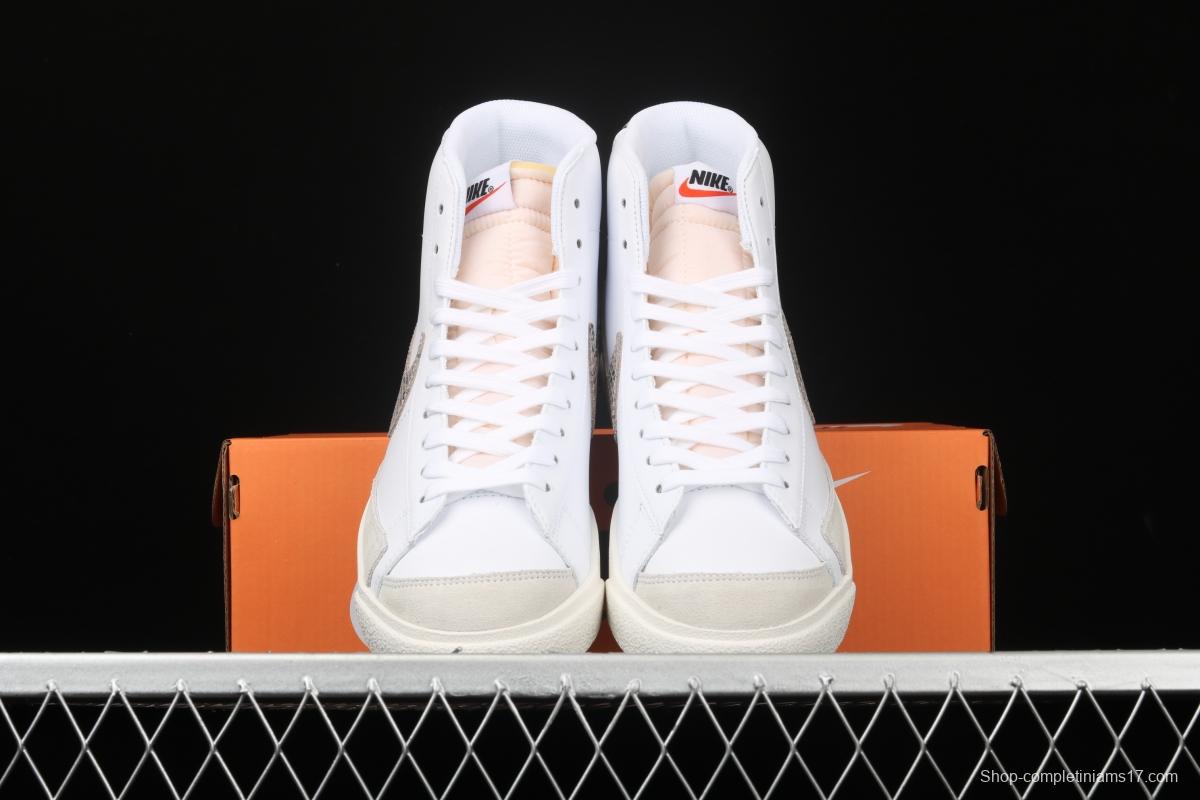 NIKE Blazer Mid'77 Vntg WE engraving classic leather face trailblazer CI1176-101,