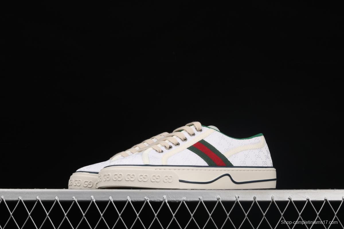 Gucci Tennis 1977 Print Sneaker canvas printed retro leisure sports board shoes