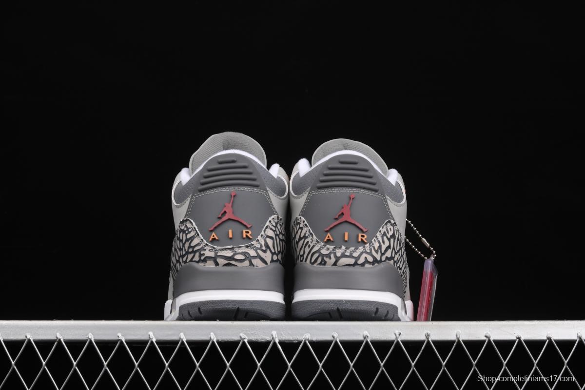 Air Jordan 3 Cool Grey AJ3 Joe 3 Wolf CT8532-012