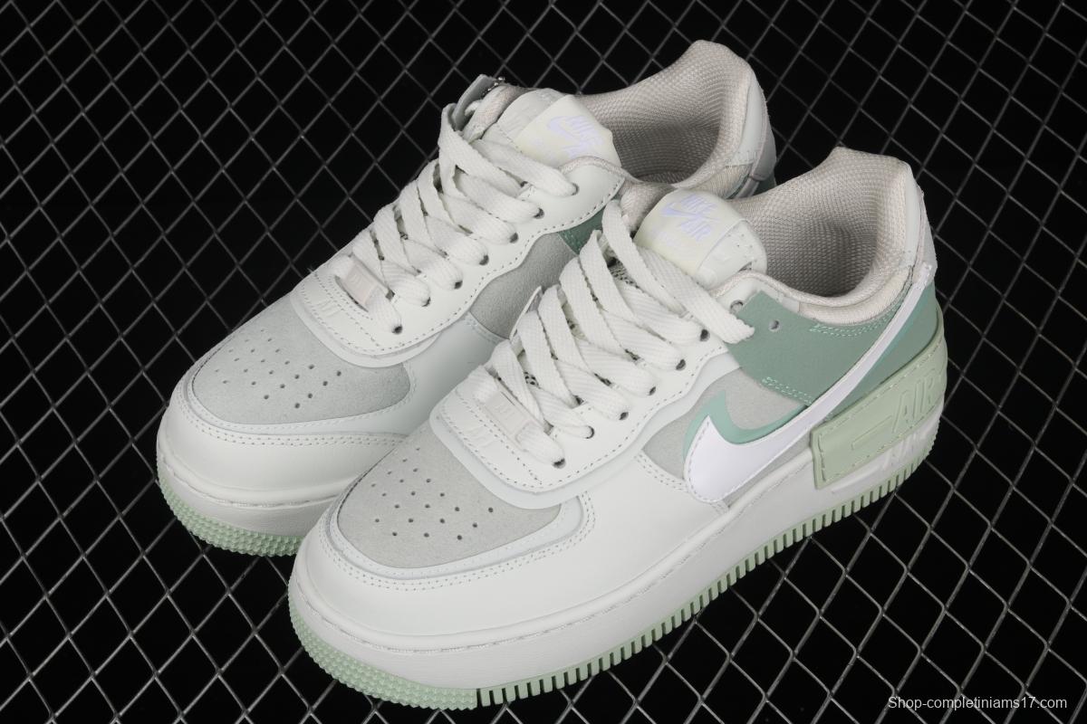 NIKE Air Force 1 ShAdidasow light weight heightened low-top 100-board shoes CW2655-001