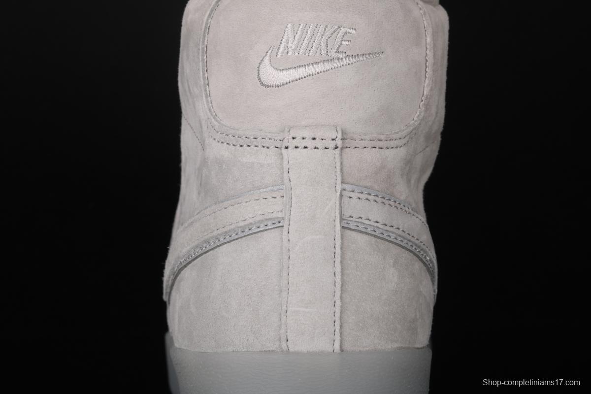 Reigning Champ x NIKE Blazer Mid Retro defending champion joint top suede 3M reflective high-top board shoes AV9375-005