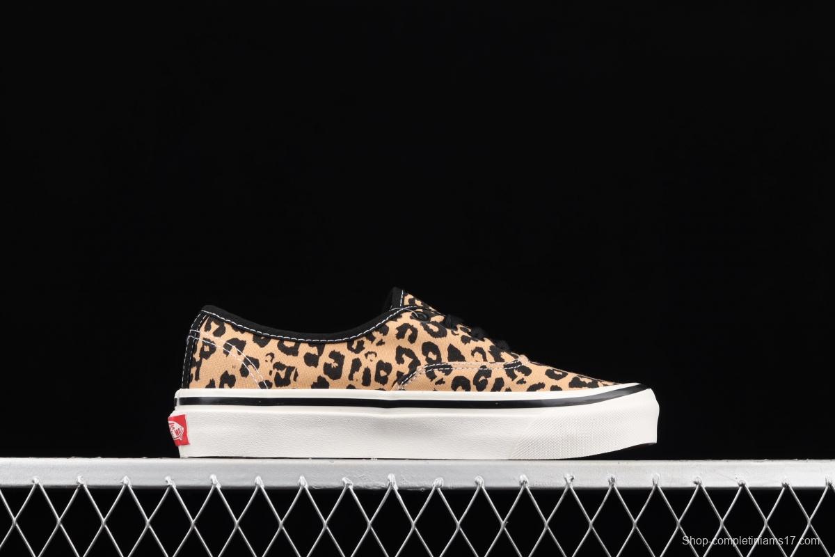 Vans Authentic 44 DX Anaheim low top leopard print low top board shoes VN0A54F29GI