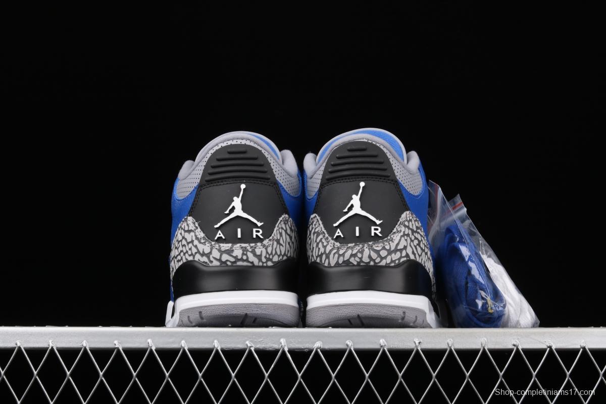 Air Jordan 3 Varsity Royal AJ3 Joe 3 head Royal Blue CT8532-400