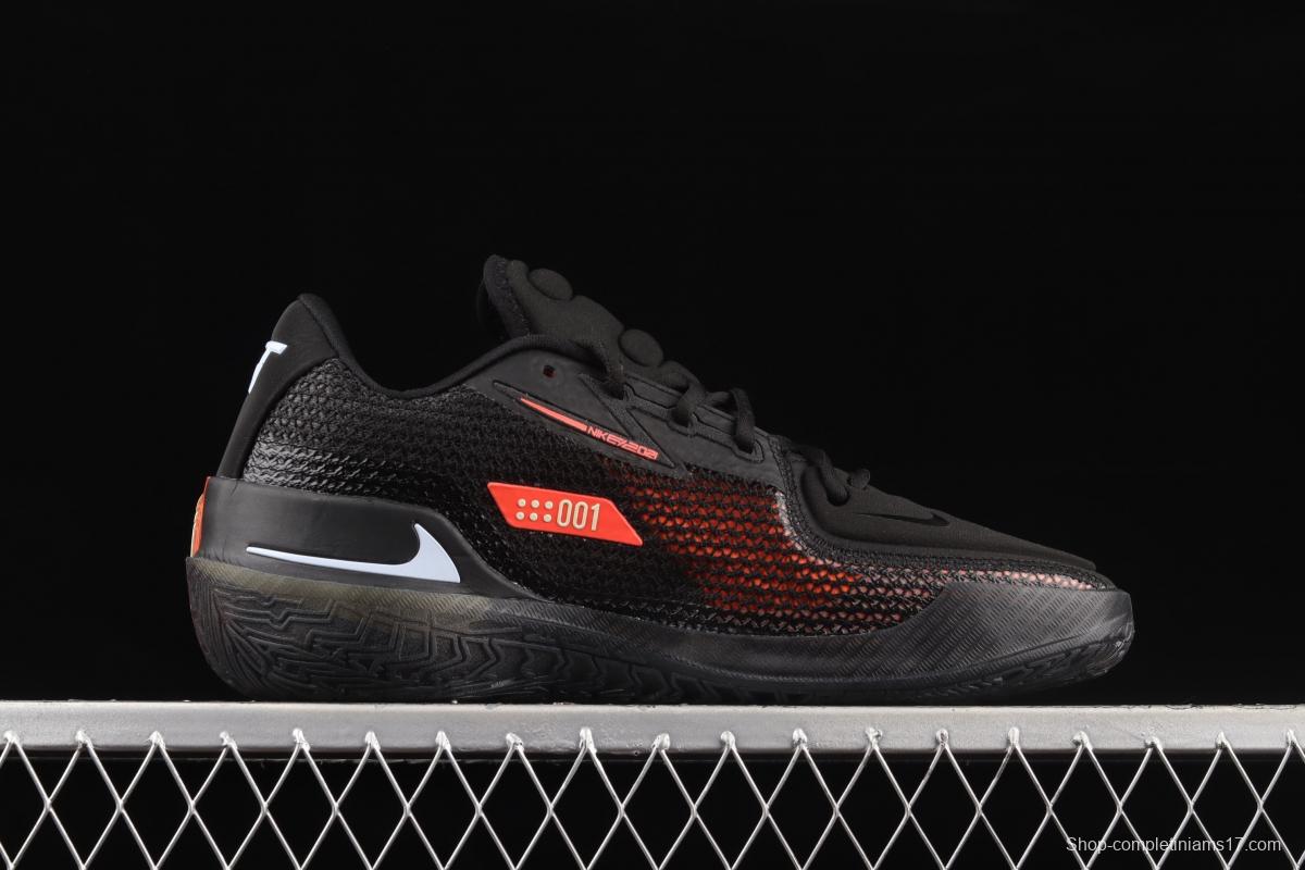 NIKE Air Zoom G.T.Cut EP black and red color matching series basketball shoes CZ0176-001