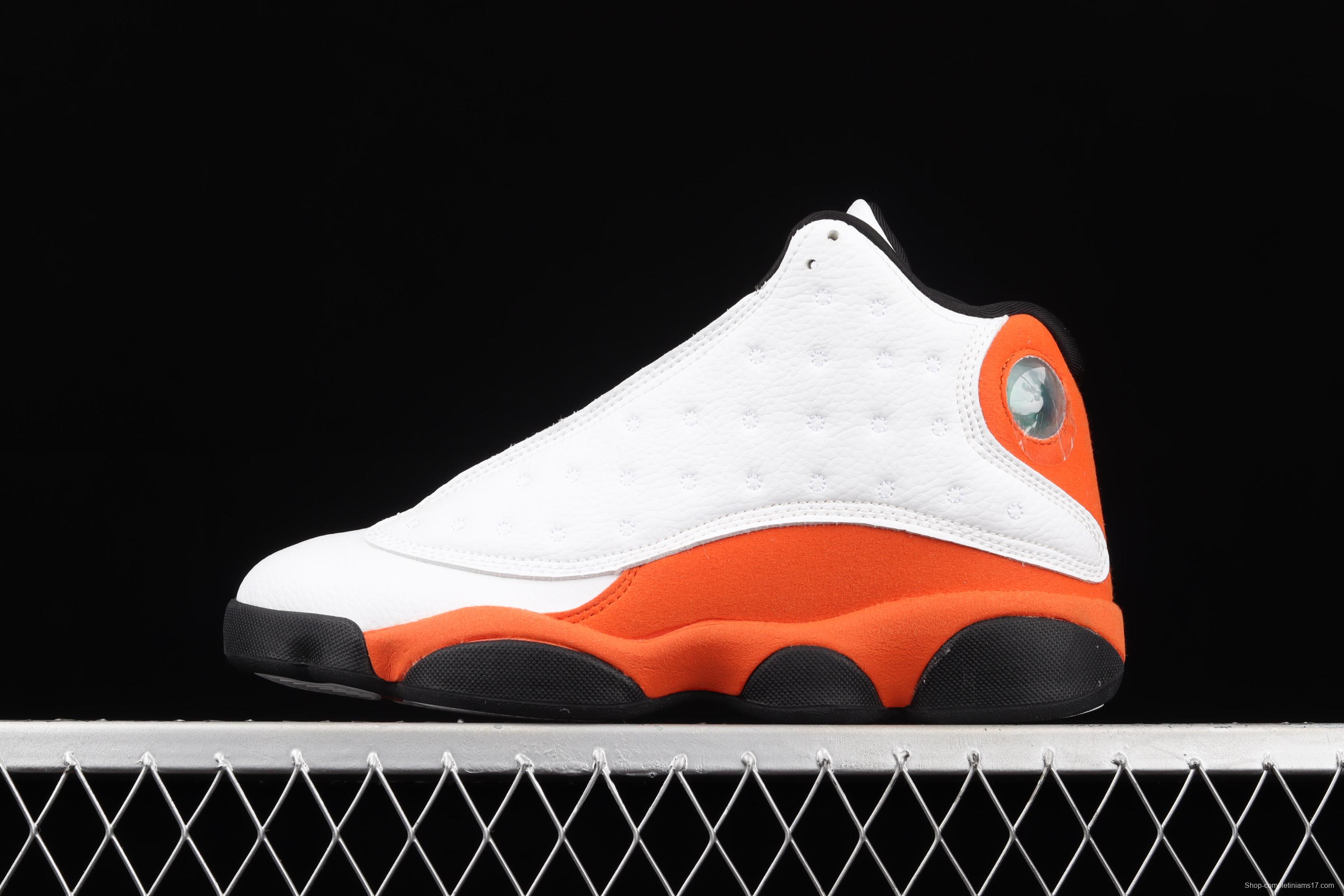 Air Jordan 13 Retro 3 White Orange 414571-108