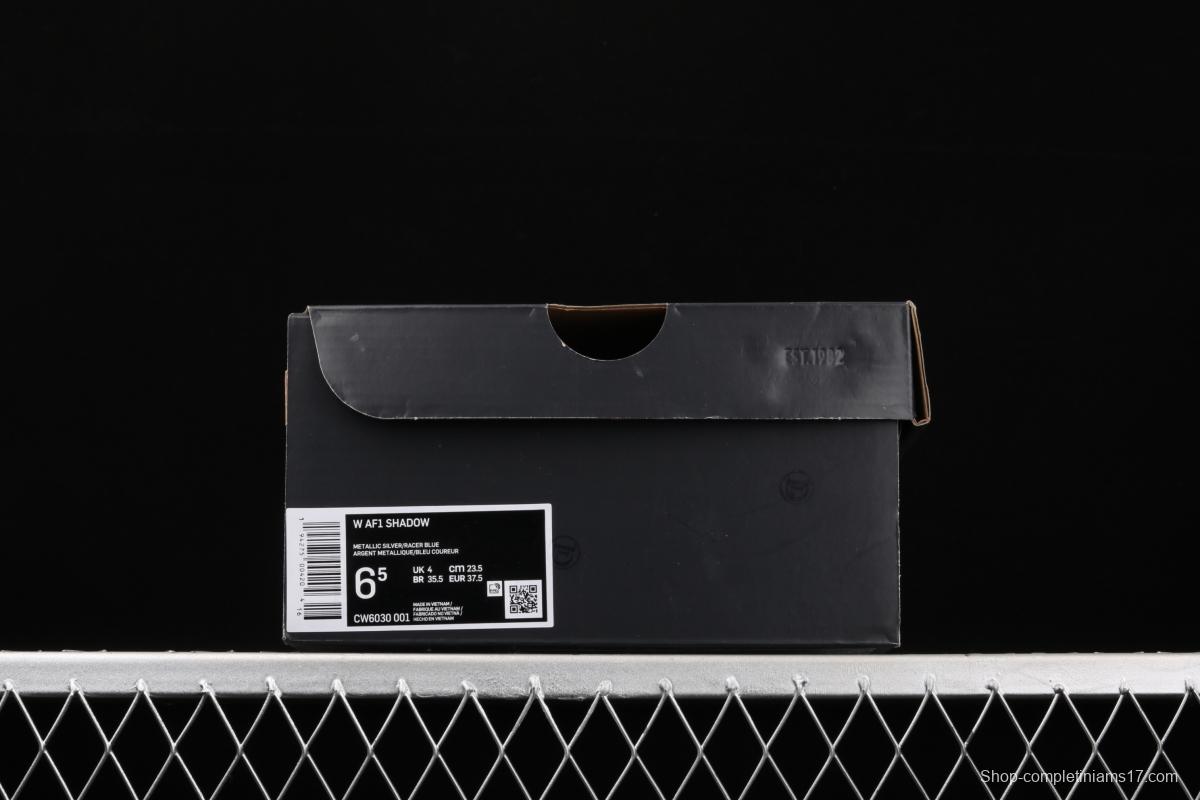 NIKE Air Force 1 ShAdidasow light weight heightened low-top 100-board shoes CW6030-001