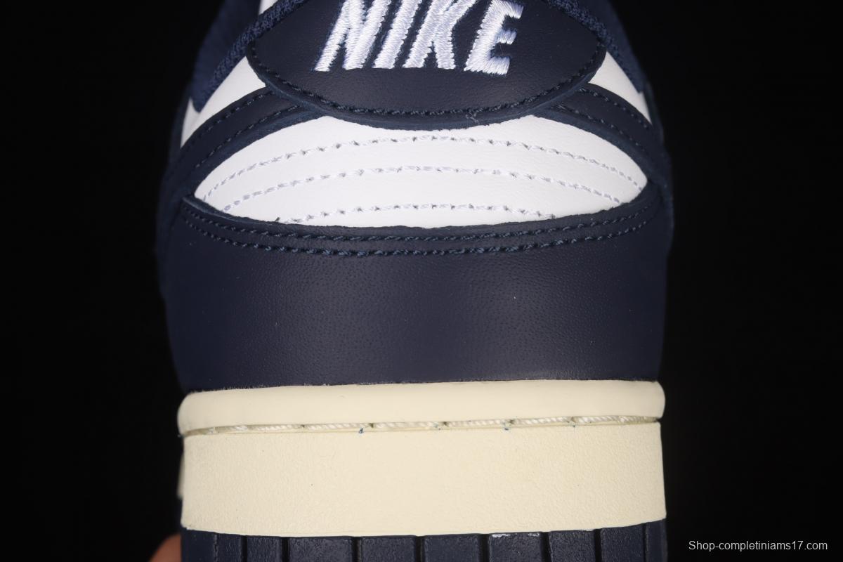 NIKE SB DUNK Low Navy Blue navy blue color SB buckle rebound fashion casual board shoes DD1503-115