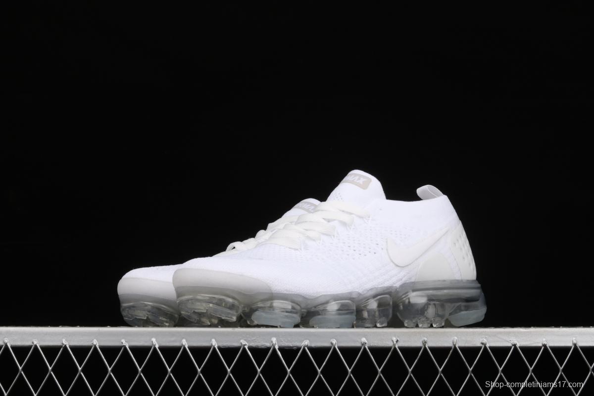 NIKE Air Vapormax Flyknt 2019 full palm air cushion running shoes 942842-100
