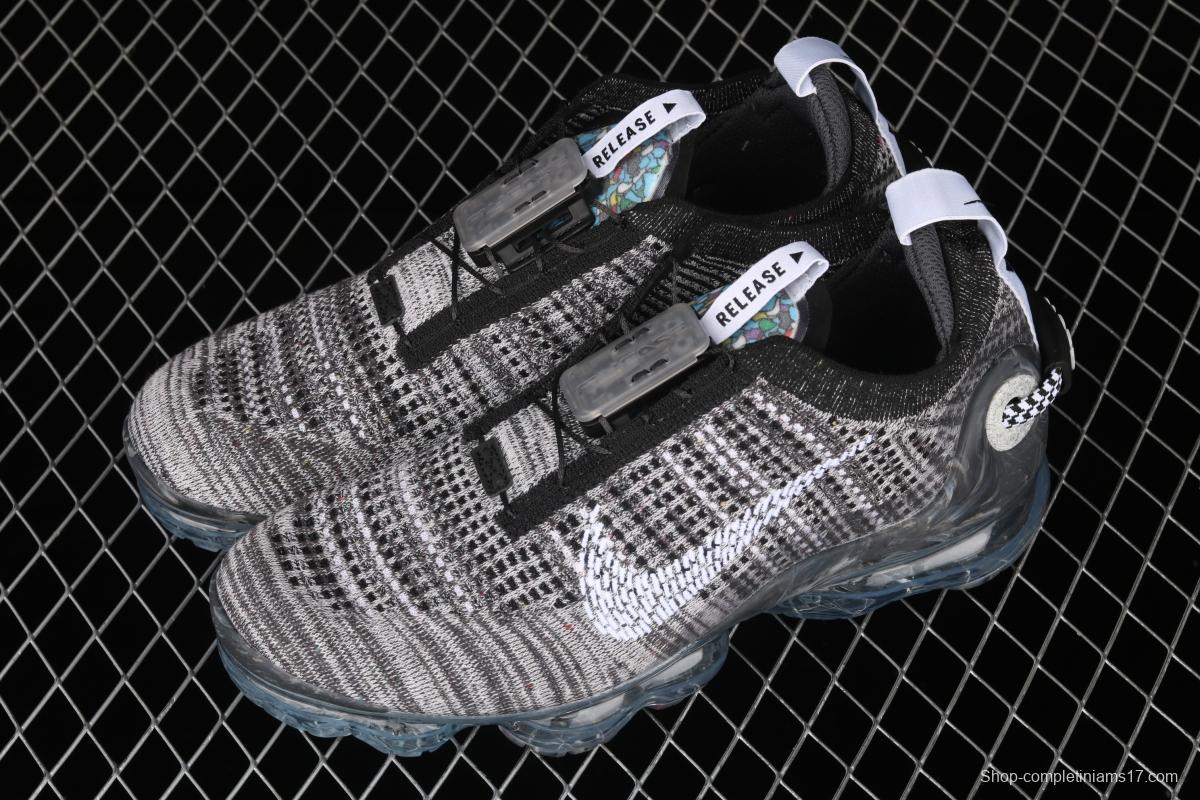 NIKE Air Vapormax 2020 Flyknit fly-woven fast tie full-palm air cushion jogging shoes CJ6740-004