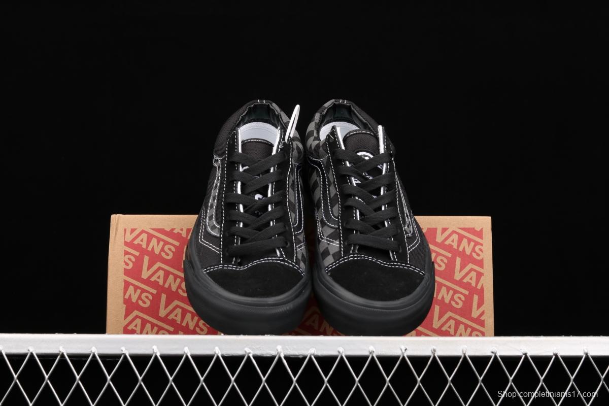 Vans X Se Bilkes Style 36 joint black low-top casual board shoes VN0A54F64YT