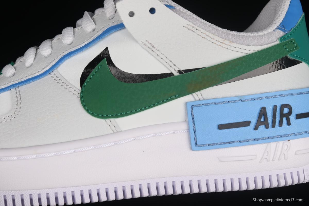 NIKE Air Force 1 ShAdidasow light weight heightened low-top board shoes CI0919-004