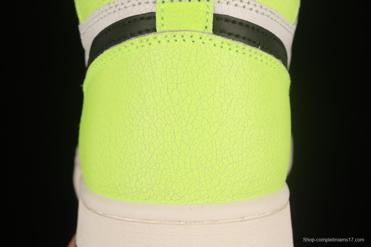 Air Jordan 1 High OG Volt Fluorescent Green 555088-702