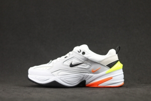 NIKE M2K Tekno white and yellow orange color retro sports daddy shoes AV4789-004