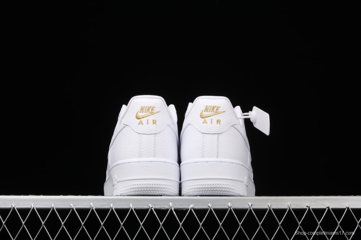 NIKE Air Force 1o07 Low cross-label small hook litchi pattern low-top casual board shoes CT1989-100
