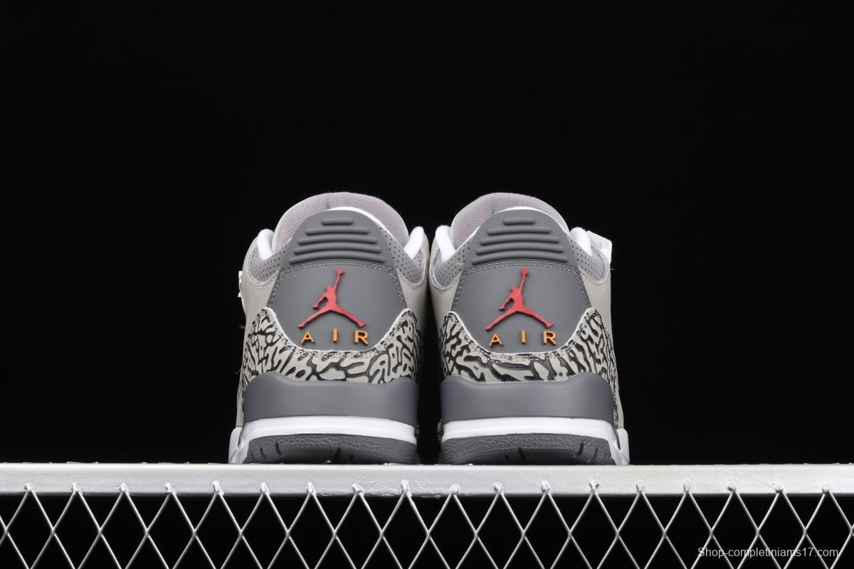 Air Jordan 3 Cool Grey AJ3 Joe 3 Wolf CT8532-012