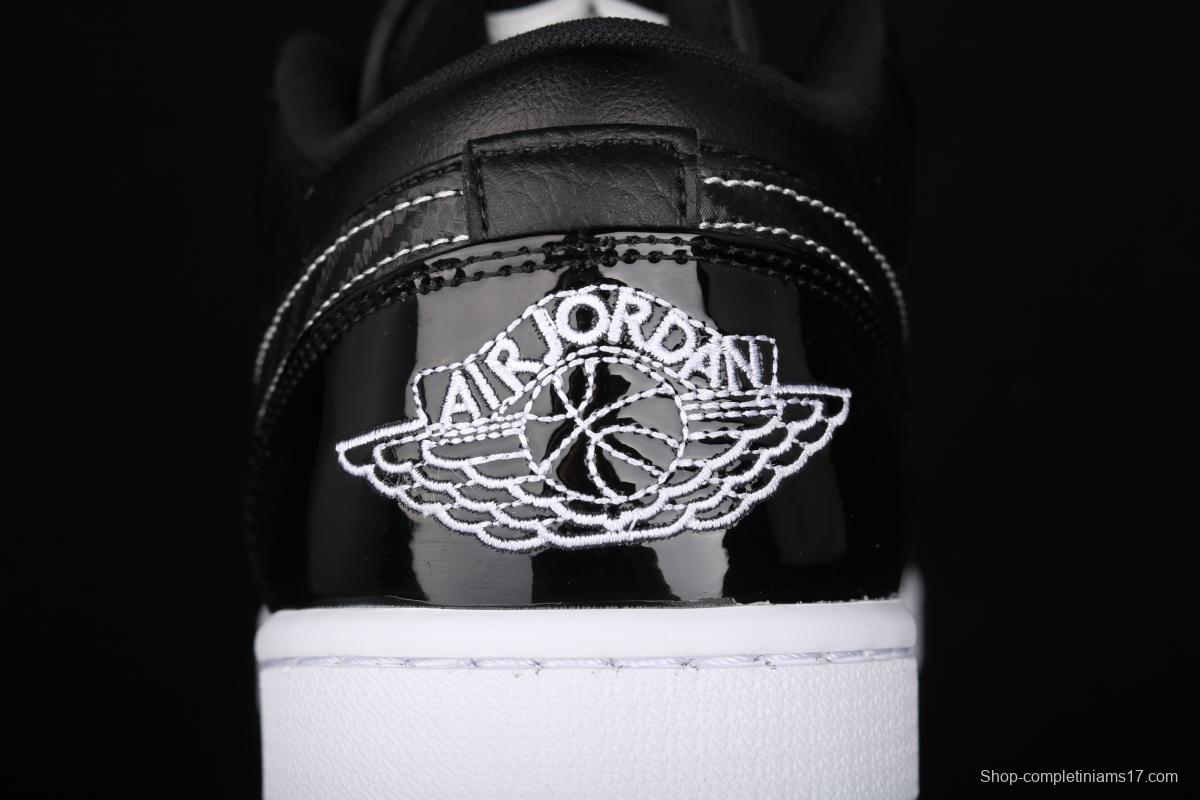 Air Jordan 1 Low ASW low-top all-Star patent leather black low-top basketball shoes DD1650-001