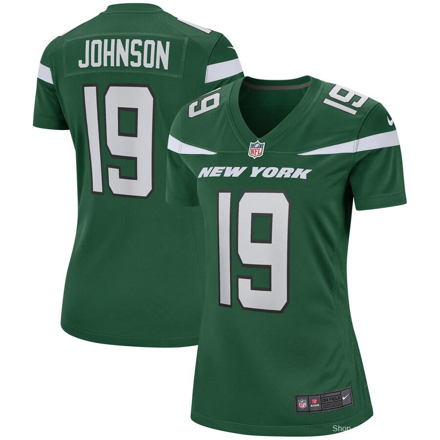 Women's Keyshawn Johnson Gotham Green Retired Player Limited Team Jersey