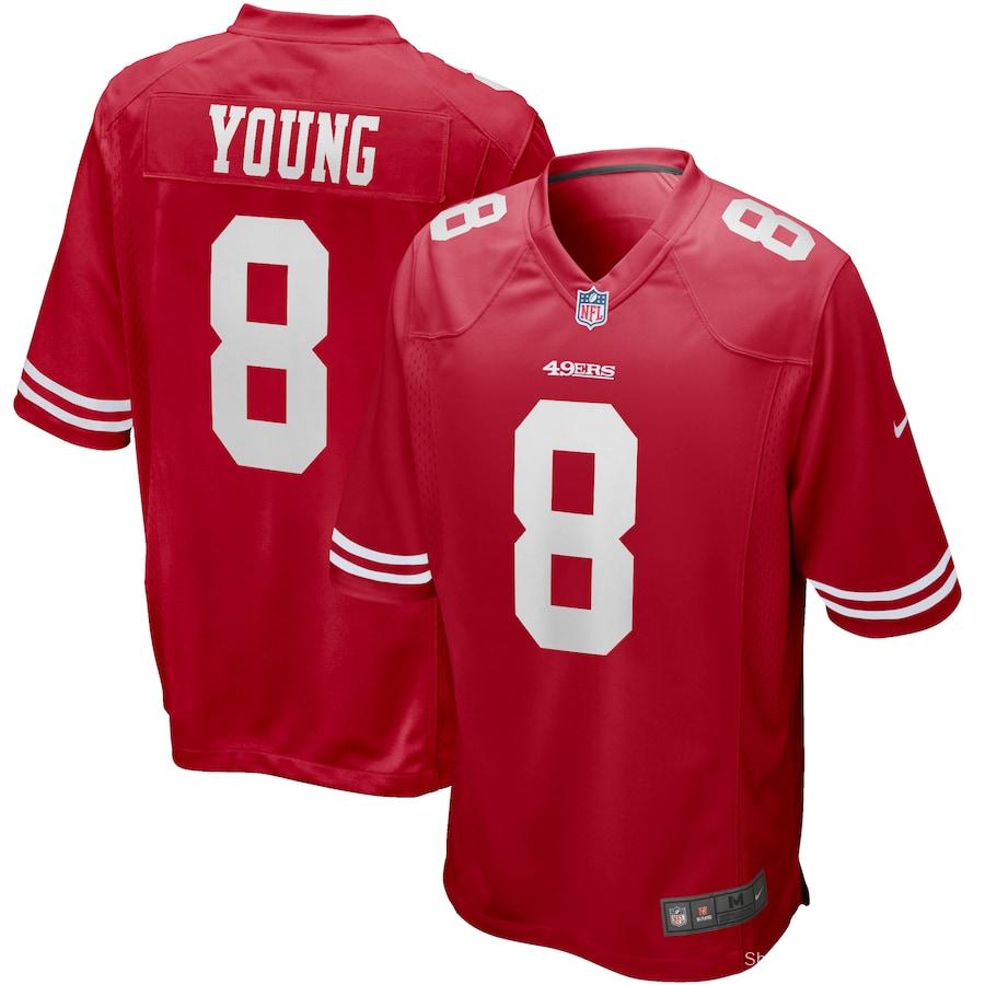 Men's Steve Young Scarlet Retired Player Limited Team Jersey