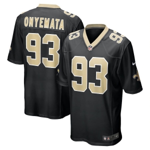 Men's David Onyemata Black Player Limited Team Jersey