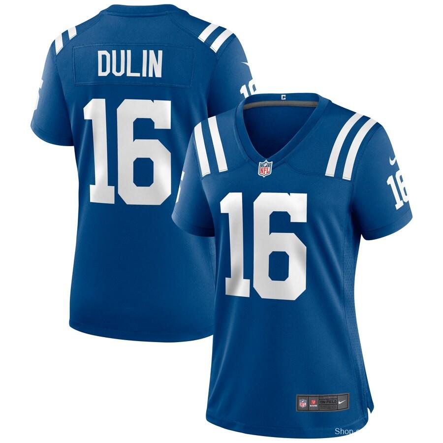 Women's Ashton Dulin Royal Player Limited Team Jersey