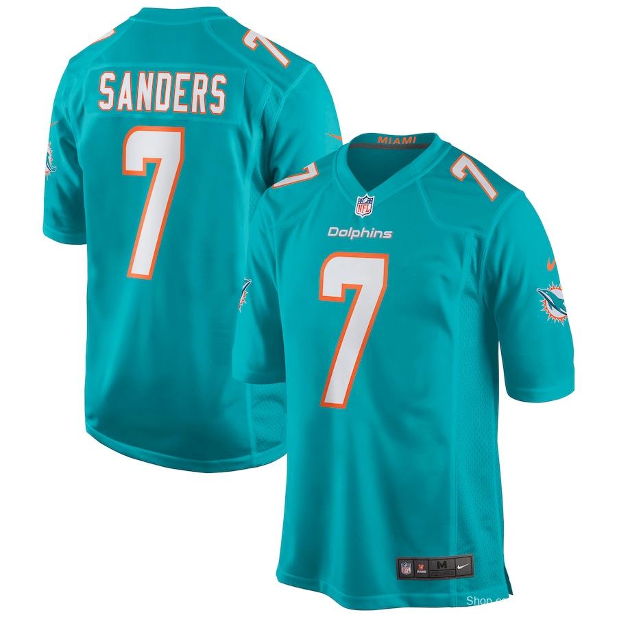 Men's Jason Sanders Aqua Player Limited Team Jersey