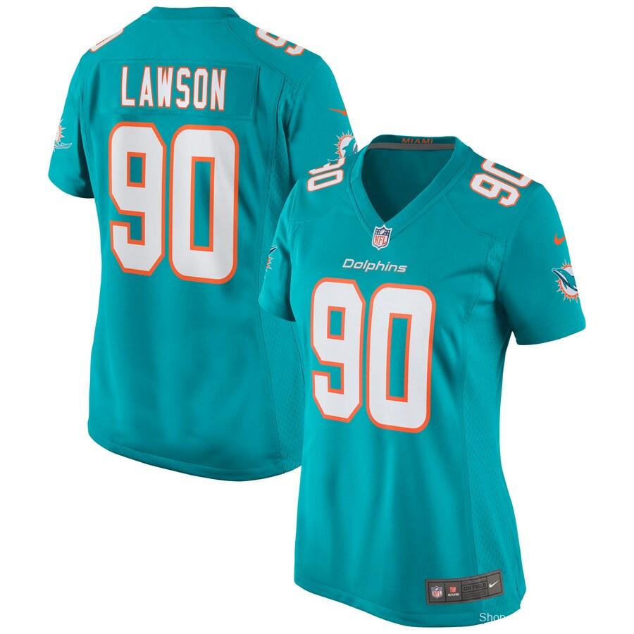 Women's Shaq Lawson Aqua Player Limited Team Jersey